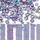 Bememo 3456 Pcs Flat Back Rhinestones, AB Crystal Gems Mixed Sizes for Crafts
