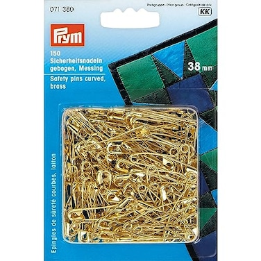 Prym 1-1/2" Safety Pins, Gold, 150 pc