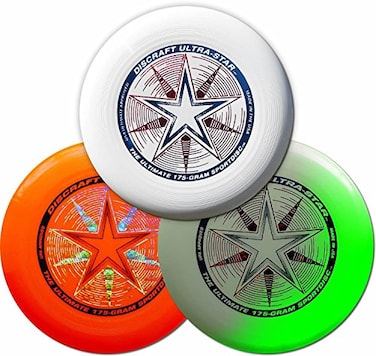 Discraft 175g Ultimate Disc Bundle ,3 DiscsWhite, OrangeGlow