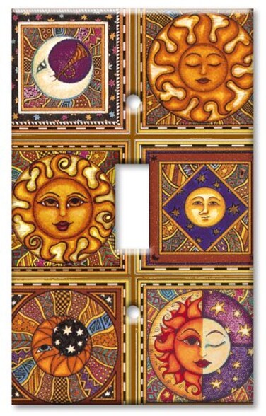 Art Plates - Celestial's Switch Plate - Single Gang Toggle - Image by Dan Morris