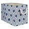 DII Polyester Container with Handles, Ikat Storage Bin, Large, French Blue