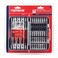 Norske Tools NIBPI703 42-Piece Impact Torsion Screwdriver Bit Set - PH, SQ, TORX Bits, Socket Adapters, Nutsetters, Magnetic QC Bit Holder