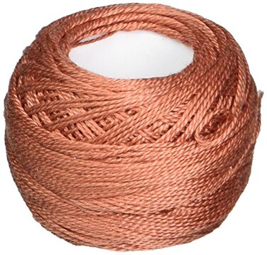 DMC 116 8-356 Pearl Cotton Thread Balls, Medium Terra Cotta, Size 8