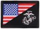Rothco 1896: Us Flag/USMC Eagle, Globe and Anchor Morale Patch