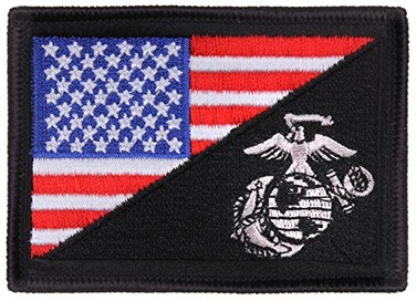 Rothco 1896: Us Flag/USMC Eagle, Globe and Anchor Morale Patch