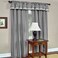 ACHIM Buffalo Check Panel Curtain, 42 x 84 in, BlackWhite Plaid