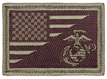 Rothco 1891: Us Flag/USMC Eagle, Globe and Anchor Morale Patch