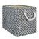 DII Collapsible Polyester Storage Bin, Stained Glass, Gray, Large Rectangle