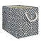 DII Collapsible Polyester Storage Bin, Stained Glass, Gray, Large Rectangle