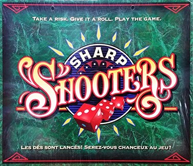 Milton Bradley Sharp Shooters - Take a Risk. Give It a Roll. Play the Game.