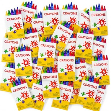 Fun Express Crayons Bulk 48 Pack