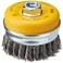DEWALT Wire Cup Brush, Knotted, 4-Inch ,DW4916