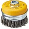 DEWALT Wire Cup Brush, Knotted, 4-Inch ,DW4916