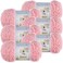 Bernat ,6 Pack Pipsqueak Yarn - Tickle Me Pink