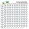 GRAPHICSMORE Baseball 1/2" ,0.5"Planner Calendar Scrapbooking Crafting, Opaque