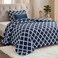 Utopia Bedding 2 Pc Twin Comforter Set, Printed Comforter, Navy