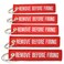 Rotary13B1 REMOVE BEFORE FIRING - Key Chains - Red/White - 5pcs
