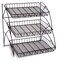 Displays2go 3-Tiered Wire Shelving Display Rack
