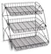 Displays2go 3-Tiered Wire Shelving Display Rack