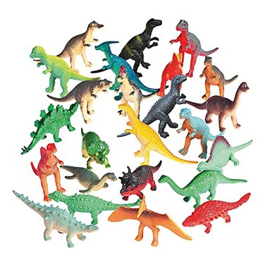 Fun Express Vinyl Dinosaurs, 72-Pack