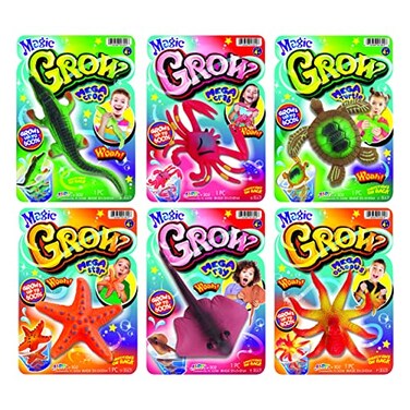 JA-RU Magic Grow Ocean Water Animals Bulk ,6 Pk302-6A