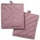 DII 100% Cotton Solid Chambray Kitchen Set, Potholders, Aqua, 2 Piece