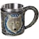 Pacific Giftware Lone Spirit Wolf Celtic Magic 11oz Resin Coffee Mug with Stainless Steel Insert