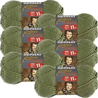 Bernat Softee Chunky Yarn ,6-PackForest 161128-28243