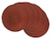 DII Tabletop Collection, Variegated Round Placemat, Round, 15" Diameter, Red, 6 Piece