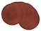 DII Tabletop Collection, Variegated Round Placemat, Round, 15" Diameter, Red, 6 Piece