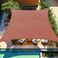 ShadeBeyond 10'X10' Sun Shade Sail Rust Red Rectangle