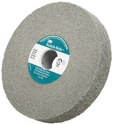 Cubitron EXL Deburring Wheel, 9S Fine Grit Silicon Carbide