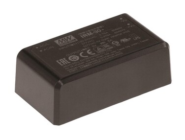 MEAN WELL IRM-30-12 Miniature AC-DC Module Power Supply, 12 Volt, 2.5 Amp, 30 Watt