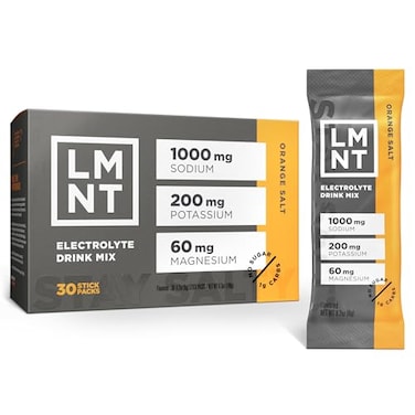 LMNT Zero Sugar Electrolytes - Orange Salt Drink Mix   30-Count