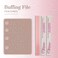 Tammy Taylor Peel &euro;&tilde;N&acirc;&euro;&trade; Stick Clean Finish Buffer, Natural Nail Buffing File for Fingernails and Toenails, Professional, Sanitary, Replaceable, Durable Cloth Material (10 Pack)