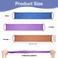 Tegeme 3 Pcs African Exfoliating Net, Long Bath Back Scrubber, Nylon