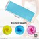 CasaVida Exfoliating Washcloth Back Scrubber, Blue, 3 Pack