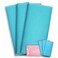 CasaVida Exfoliating Washcloth Back Scrubber, Blue, 3 Pack