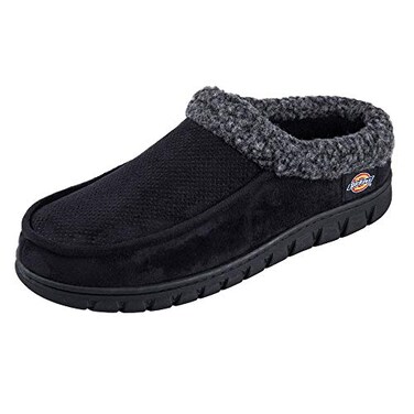 Dickies Men's Slipper, Black, Large