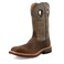 Twisted X Men's 12" Pull On Nano Composite Toe Western Work Boot, Brown &amp; Grey, 8.5 D