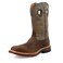 Twisted X Men's 12" Pull On Nano Composite Toe Western Work Boot, Brown &amp; Grey, 8.5 D