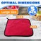 VIKROM 5 Pcs Thick Microfiber Cleaning Cloth 600 GSM, Double Sided Towels