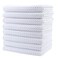 POLYTE 380 GSM Microfiber Waffle Kitchen Dish Tea Towel, 16x28 in, 8 Pack