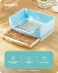 Baffect Rabbit Litter Box, 2pcs (Blue)