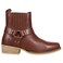Dingo Mens Black Bart Pull On Square Toe Casual Boots Ankle - Brown - Size 9.5 D