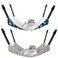 Jetec 2 Pack Cat Hammock for Cage, Cat and Plaid, L