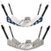 Jetec 2 Pack Cat Hammock for Cage, Cat and Plaid, L