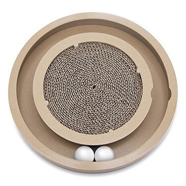 Catify Spin n' Scratch Interactive Cat Scratcher - Round