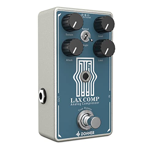 donner Donner Lax Comp Compressor Guitar Pedal truebypass