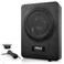 Pyle 8-Inch Low-Profile Amplified Subwoofer System - 600 Watt Compact Enclosed Active Underseat Car Audio Subwoofer with Built In Amp, Powered Car Subwoofer w/ Low &amp; High Level Inputs - Pyle PLBX8A